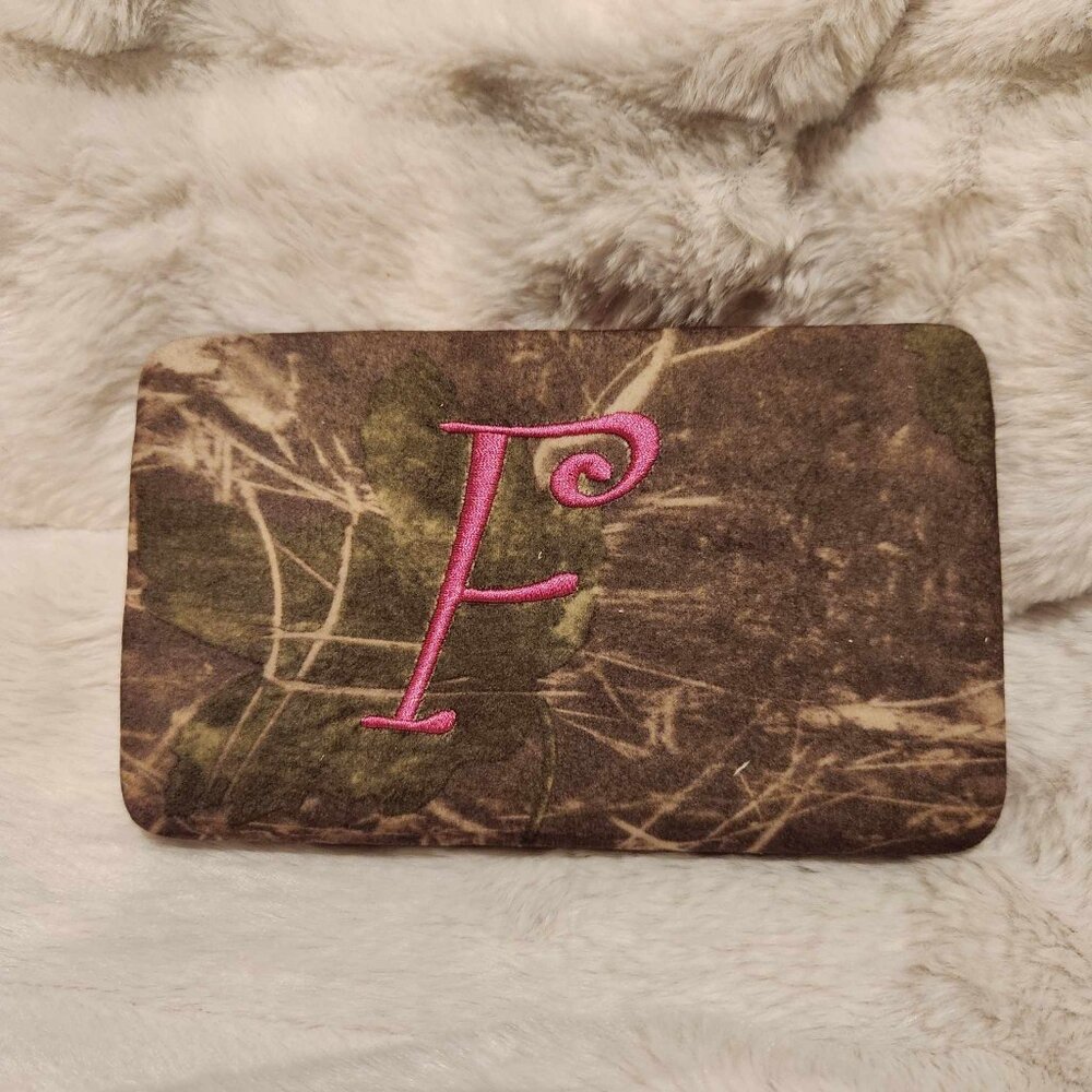 Mainstreet Collections Womens Camo Monogram "F" Wallet